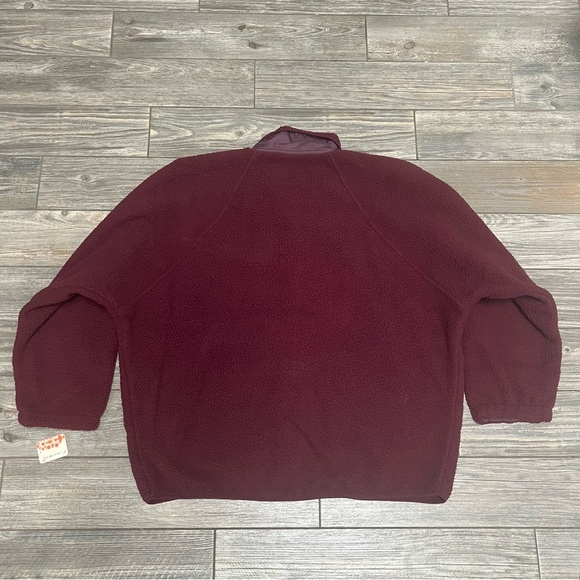 NWT Free People Movement x Hatch Hit The Slopes Fleece Jacket Large Deep Maroon - Picture 7 of 14